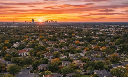 Alamo Heights at sunset